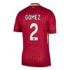 Maillot de Supporter Liverpool Joe Gomez 2 Domicile 2024-25 Pour Homme